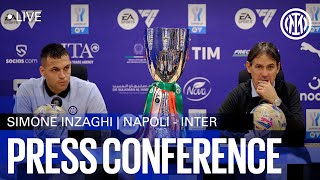 NAPOLI  INTER  PREMATCH PRESS CONFERENCE LIVE powered by leovegasnews 🔴🎙️⚫🔵 [upl. by Leong]