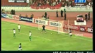 Malaysia vs Indonesia AFF Suzuki Cup 2010  Final Leg 1 [upl. by Corbet]