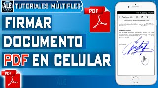 Como Firmar Un Documento En PDF Desde El Celular [upl. by Paynter]