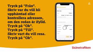 Skånetrafiken  Så använder du serviceresors app [upl. by Yelsnia32]