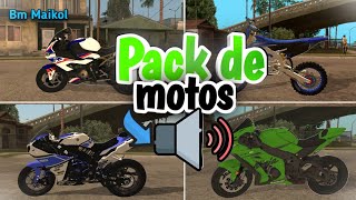 Pack de motos sin dff ni txd para tu GTA San Andreas de Android [upl. by Anoblav]