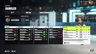 Want a good dangler build Try this build Part 1 nhl24 hockey eashl [upl. by Nonad865]