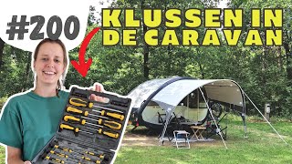 200 AAN HET KLUSSEN GESLAGEN I Camping Huttopia de Veluwe [upl. by Butte]