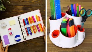 15 COOL STATIONERY DIYS [upl. by Mcquillin732]