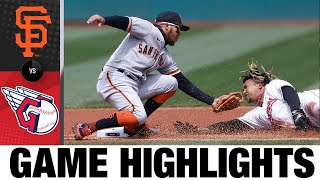 Giants vs Guardians Game Highlights 41722  MLB Highlights [upl. by Ailiec]