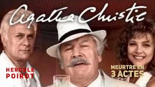 Agatha Christie  Hercule Poirot  Meurtre en trois actes 1986  Téléfilm complet en VF [upl. by Yelrah365]