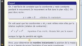 501 Vibrations Série 01 Exercice 01Part 1 Nombre de degrés de liberté dun système mécanique [upl. by Airekahs281]