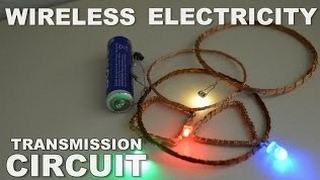 Wireless Power Transmission Circuit using Resonant Frequency Method  Wireless Electricity [upl. by Elayne]