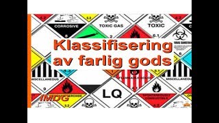 Dekksoperatør  28  Klassifisering av farlig gods [upl. by Airdnaxila]