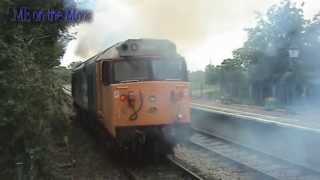 MidNorfolk Railway Autumn Diesel Gala 2013 inc Class 5056 Startup [upl. by Einnoc]