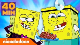 SpongeBob  40 MINUT najzabawniejszych zawodów SpongeBoba  Nickelodeon Polska [upl. by Ardnikal]