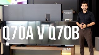 Samsung QLED 4K Q70B 2022 Review  Q70A v Q70B [upl. by Normak]