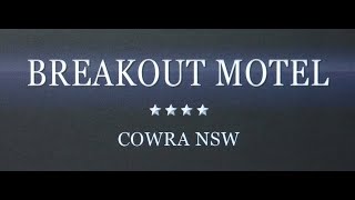 Breakout Motel  Cowra NSW presented by wwwdestinationphotographycomau [upl. by Ardnos267]