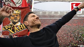 🏆 Crazy Celebrations in Leverkusen Xabi Alonso´s Werkself Win Their first Bundesliga Title 24 🏆 [upl. by Aaron]