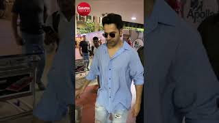 The airport just got a whole lot more stylish with Varun Dhawan😎 [upl. by Nomla]