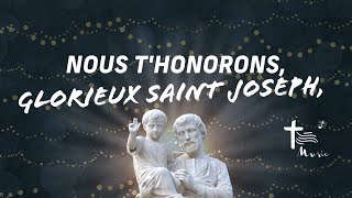 Nous thonorons Glorieux saint Joseph • Chorale de lEmmanuel Chant à Saint Joseph [upl. by Yrollam244]