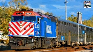 METRA Chicago Commuter Trains [upl. by Laval]