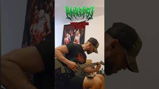 ANALEPSY  Viral Disease cover shorts cover guitarcover riff metal slammed metalhead [upl. by Erlina]