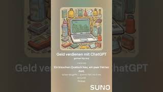 Geld verdienen mit ChatGPT Song Suno ChatGPT sunoai [upl. by Ahtnams268]