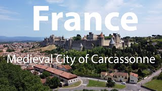 Carcassonne medieval city in France [upl. by Hastie]