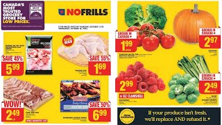 No Frills Flyer Canada 🇨🇦  October 12  October 18 [upl. by Donela902]