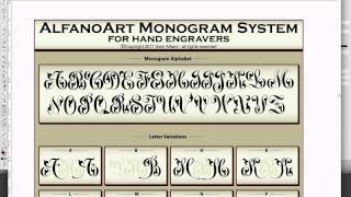 AlfanoArt Monogram System  Introduction [upl. by Vershen]