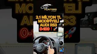 AUDI RS3 YERİ KAZIYARAK LAUNCH CONTROL YAPIYOR❗️🚀 lanehunters shorts [upl. by Melania180]