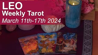 LEO WEEKLY TAROT READING quotMOVING TO THE NEXT LEVEL LEOquot March 11th to 17th 2024 weeklytarot [upl. by Elazaro]