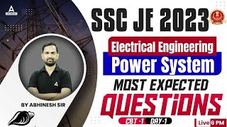 Power System  Electrical Engineering  SSC JE 2023  Most Expected Questions  Part  1 [upl. by Thibaut]