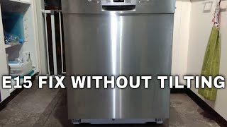 Bosch Dishwasher E15 error code permanent fix [upl. by Thamora]