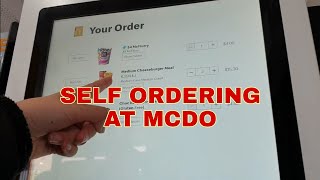 Mcdonalds self ordering Kiosk  Filipina Life in Australia [upl. by Eelano835]