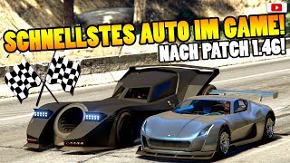 🏁🧐Schnellstes Auto In GTA 5 Online🧐🏁BeschleunigungTop Speed Test Arena War Update DLC [upl. by Akcira]