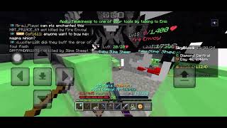 craftersmc skyblock part 1 the best hypixel server [upl. by Aiclid88]