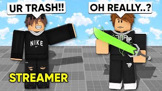 I Met a TOXIC STREAMER So I STREAM SNIPED Him Roblox Blade Ball [upl. by Dal]