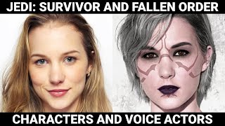 Star Wars Jedi Survivor  Characters and Voice Actors Full Cast [upl. by Fairleigh]