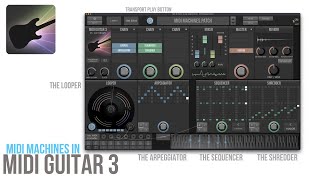 MIDI Guitar 3  Looper Sequencer Shredder and Arpeggiator [upl. by Halil738]