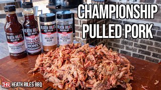 Championship Pulled Pork on the Traeger Ironwood XL  Heath Riles BBQ [upl. by Airun]