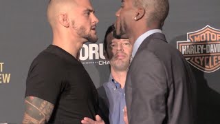 UFC 199 FaceOffs Dustin Poirier and Bobby Green Get Heated [upl. by Koller]