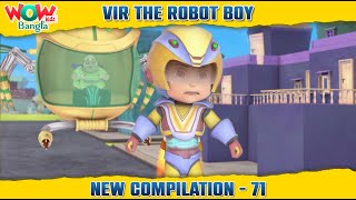 Vir The Robot Boy In বাংলা  New Compilation  71  বাংলা কার্টুন  Wow Kidz Bangla  spot [upl. by Ednil168]