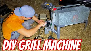 DIY OUTDOOR GRILL MACHINE  LECHON BELLY GRILLER  LECHON MANOK GRILLER [upl. by Wardlaw]