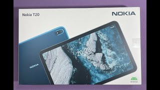 Nokia T20 Unboxing Tablet Nokia [upl. by Ocinemod221]