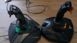 Unboxing Thrustmaster T16000M FCS Hotas DE [upl. by Leahcin]