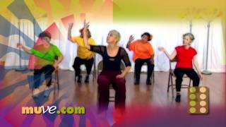 Dance Along Workout for Seniors and Elderly  Low Impact Dance Exercise on Chairs [upl. by Izabel]