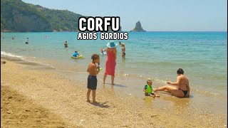 Corfu 🇬🇷 Walking Tour 4k Agios Gordios [upl. by Alva682]