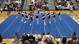 Warren County High School at Harrisonburg Blue Streak Cheerleading Invitational 2023 [upl. by Htiffirg577]