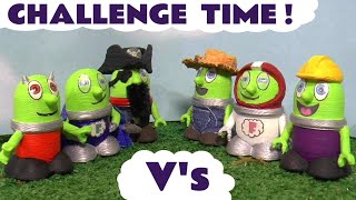 Funling Challenge Game With The Funny Funlings Toys [upl. by Billen]