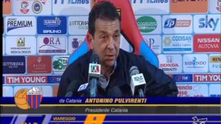 CataniaJuventus Pulvirenti quotE la prima volta che una panchina fa annullare un golquot [upl. by Tavy852]