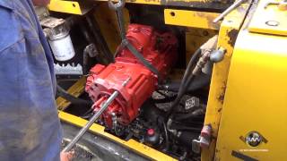 How to Install a Hydraulic Pump on an Excavator [upl. by Blanche]