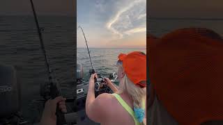 PB King SALMON fishing lakemichigan salmon [upl. by Happy]