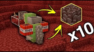 Automatic AFK Mining Machine for NETHERITE in Minecraft [upl. by Giffy]